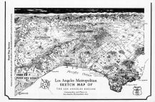 Los Angeles Metropolitan Sketch Map, Los Angeles County 1961